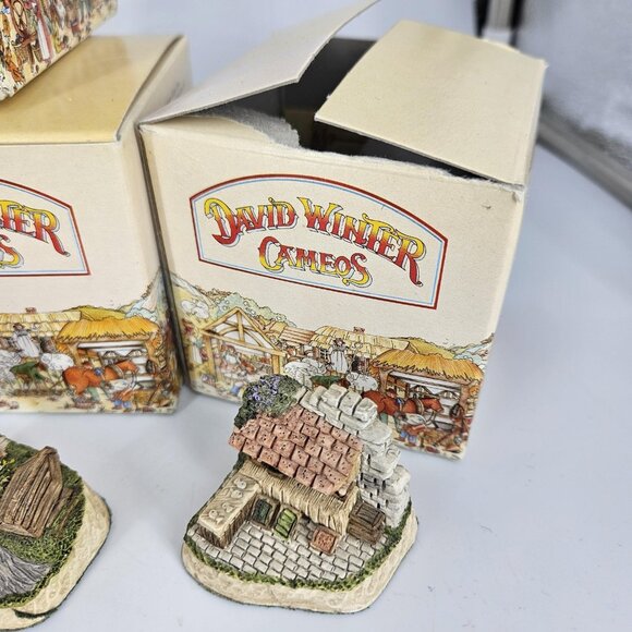 David Winter Cameos Miniature Buildings Village Mini 1991 Boxes COA UK Lot 7 - Picture 6 of 13